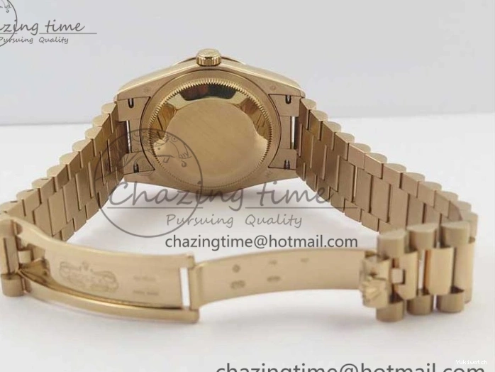 Day-Date Dial President RG on 128239 MOP Best Bp Edition Maker White Crystral Markers 36 Bracelet RG 0715